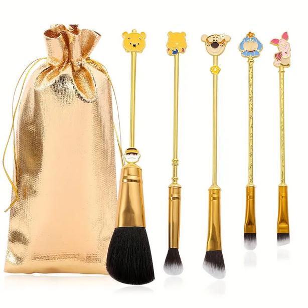 5 BROCHAS MAQUILLAJE WINNIE THE POOH