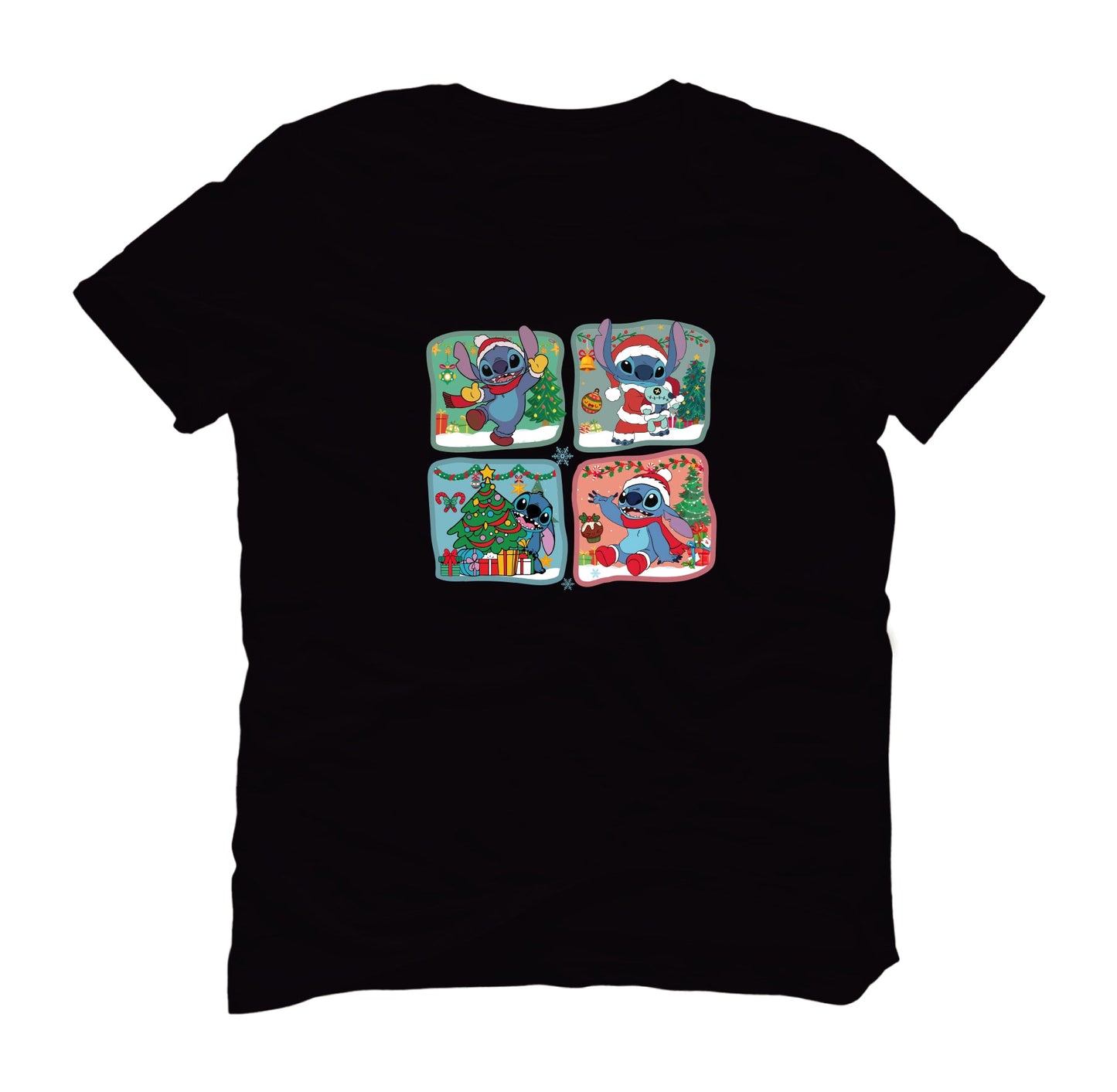 PLAYERA NAVIDEÑA STITCH | 3 DISEÑOS