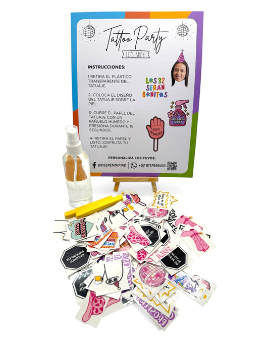 KIT TATUAJES TEMPORALES TATOO STATION