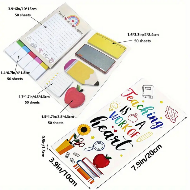 JUEGO DE NOTAS ADHESIVAS