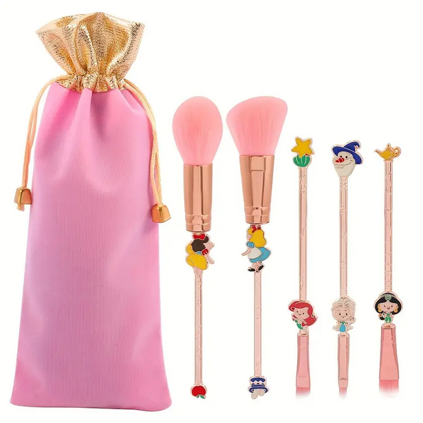 5 BROCHAS MAQUILLAJE PRINCESAS